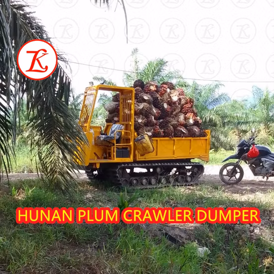 Novo dumper de esteira 3.5ton mini dumper de borracha sobre esteiras transportadora de dumper rastreado