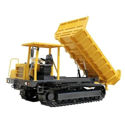 Tipo Morooka Om06 6ton transportador de esteira de borracha dumpers equipamento de construção