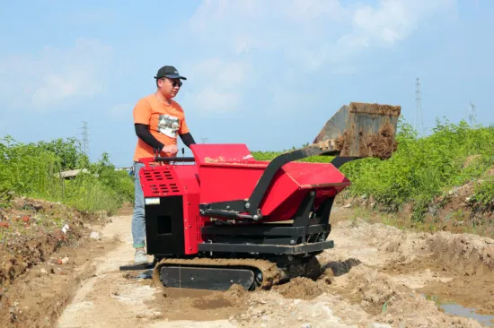 Mini caminhão basculante com carregamento automático, 4x4 preços, transportador de esteira, óleo diesel, fazenda de palma, mini dumper, 2 toneladas, transportador de esteira